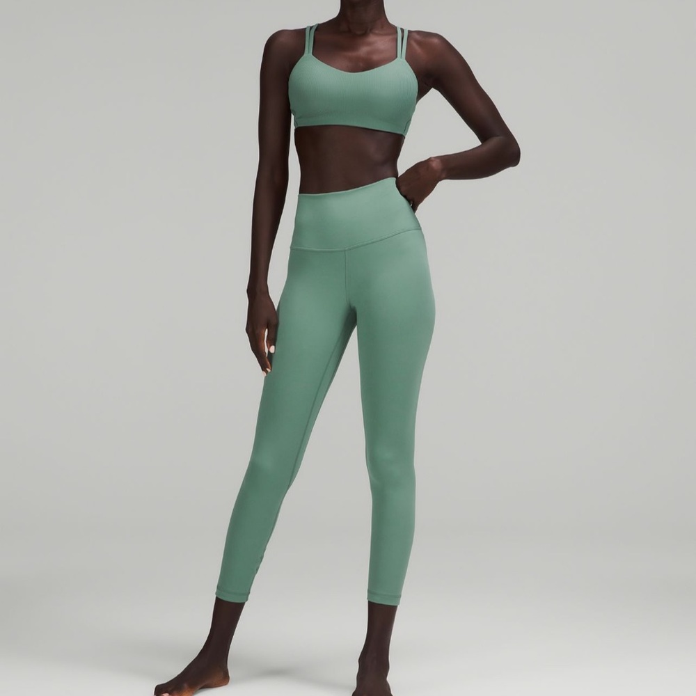 lululemon Align High-Rise Pant 25" in Tidewater Teal (size 4)